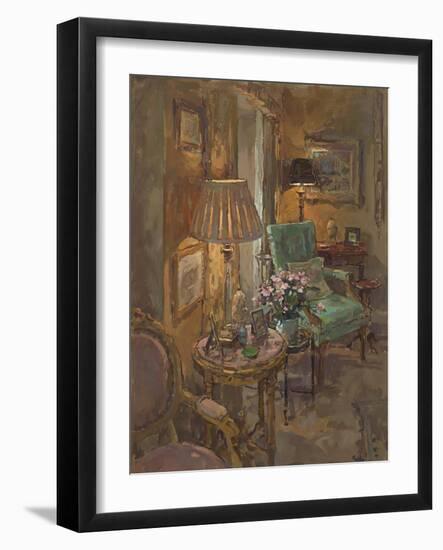 The Pink Marble Table-Susan Ryder-Framed Giclee Print