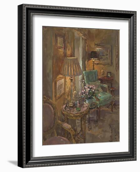 The Pink Marble Table-Susan Ryder-Framed Giclee Print