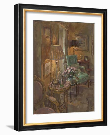 The Pink Marble Table-Susan Ryder-Framed Giclee Print