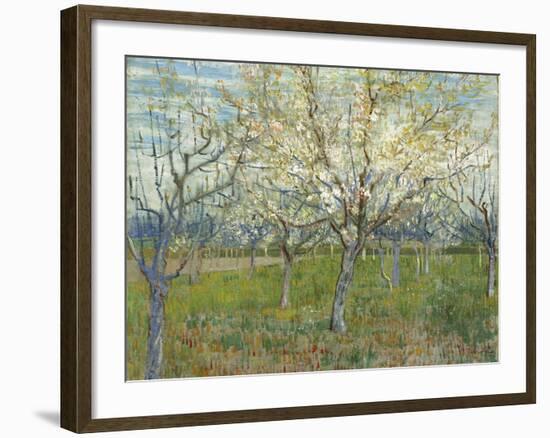 The Pink Orchard, 1888-Vincent van Gogh-Framed Giclee Print