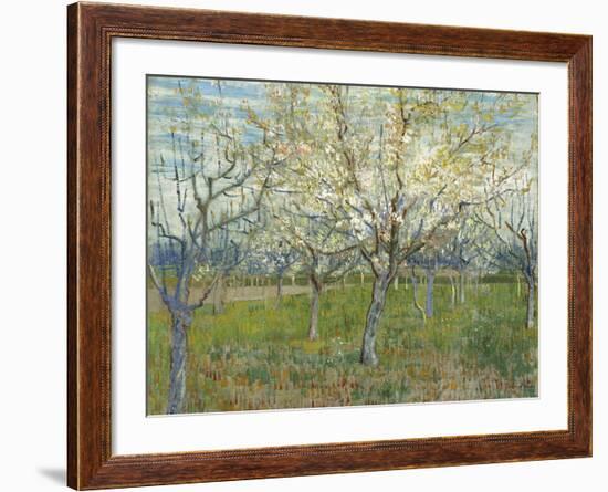 The Pink Orchard, 1888-Vincent van Gogh-Framed Giclee Print