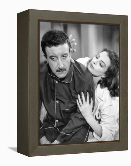 The Pink Panther, Peter Sellers, Capucine, 1963-null-Framed Stretched Canvas