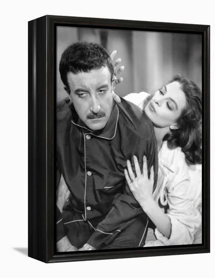 The Pink Panther, Peter Sellers, Capucine, 1963-null-Framed Stretched Canvas