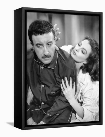 The Pink Panther, Peter Sellers, Capucine, 1963-null-Framed Stretched Canvas