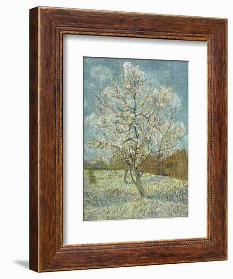 The Pink Peach Tree, 1888-Vincent van Gogh-Framed Art Print