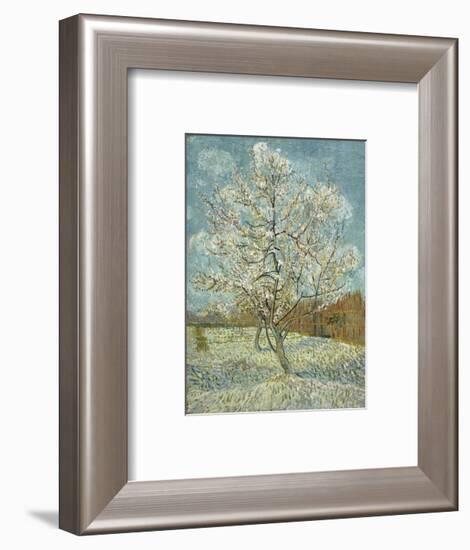 The Pink Peach Tree, 1888-Vincent van Gogh-Framed Art Print