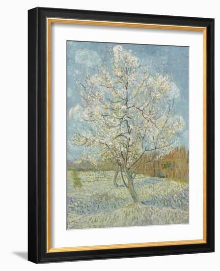 The Pink Peach Tree, 1888-Vincent van Gogh-Framed Giclee Print