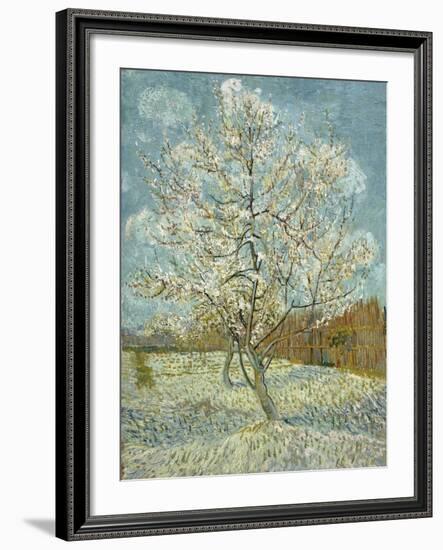 The Pink Peach Tree, 1888-Vincent van Gogh-Framed Giclee Print