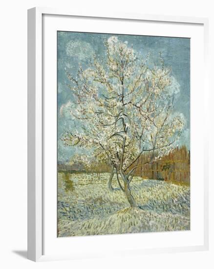 The Pink Peach Tree, 1888-Vincent van Gogh-Framed Giclee Print