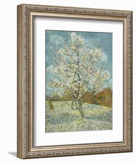 The Pink Peach Tree, 1888-Vincent van Gogh-Framed Giclee Print