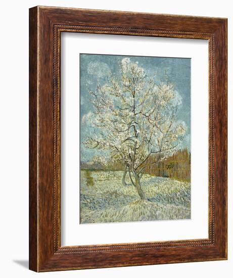 The Pink Peach Tree, 1888-Vincent van Gogh-Framed Giclee Print