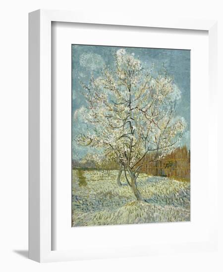 The Pink Peach Tree, 1888-Vincent van Gogh-Framed Giclee Print