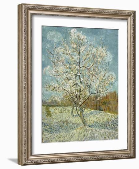 The Pink Peach Tree, 1888-Vincent van Gogh-Framed Giclee Print