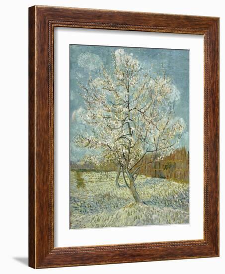 The Pink Peach Tree, 1888-Vincent van Gogh-Framed Giclee Print