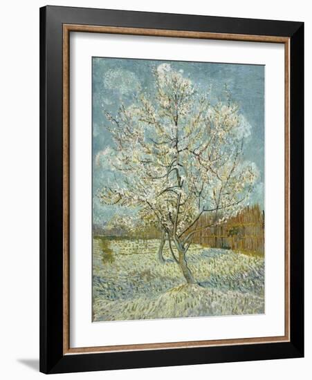 The Pink Peach Tree, 1888-Vincent van Gogh-Framed Giclee Print