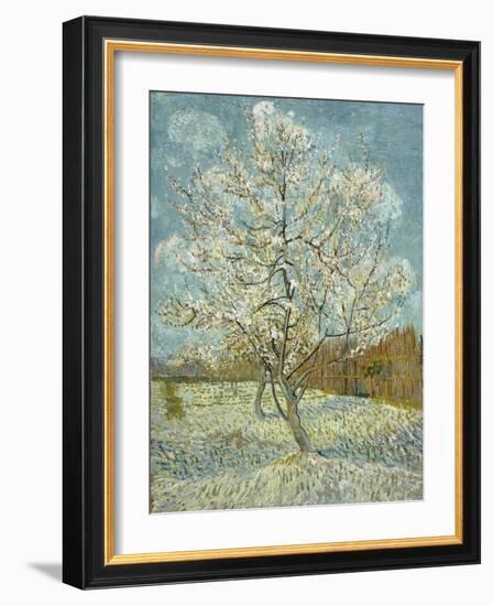 The Pink Peach Tree, 1888-Vincent van Gogh-Framed Giclee Print