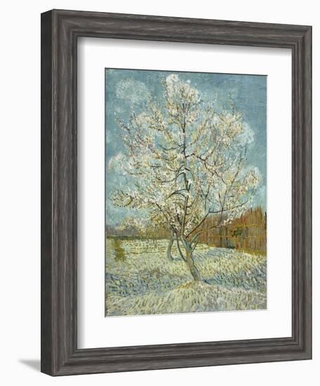 The Pink Peach Tree, 1888-Vincent van Gogh-Framed Giclee Print