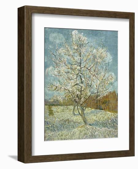 The Pink Peach Tree, 1888-Vincent van Gogh-Framed Giclee Print