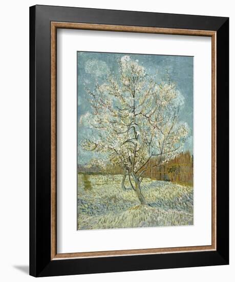 The Pink Peach Tree, 1888-Vincent van Gogh-Framed Giclee Print