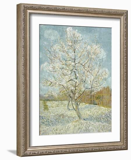 The Pink Peach Tree-Vincent van Gogh-Framed Premium Giclee Print