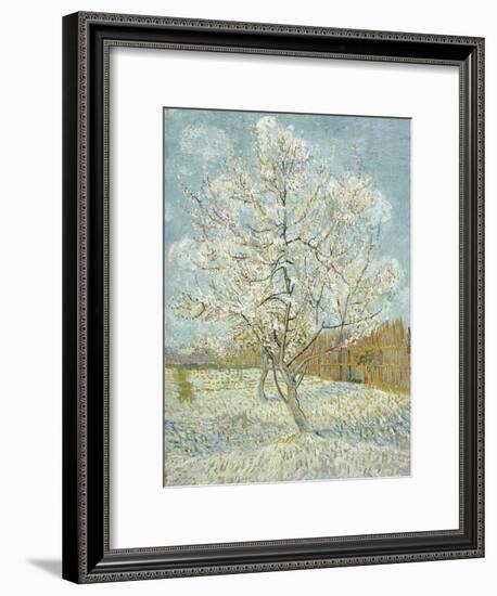 The Pink Peach Tree-Vincent van Gogh-Framed Premium Giclee Print