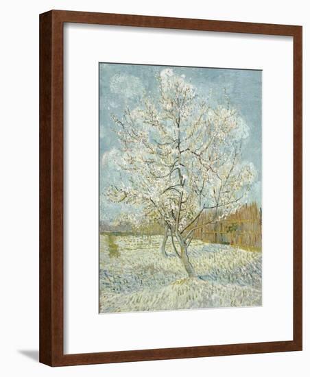 The Pink Peach Tree-Vincent van Gogh-Framed Premium Giclee Print
