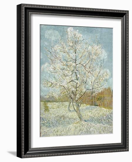 The Pink Peach Tree-Vincent van Gogh-Framed Premium Giclee Print