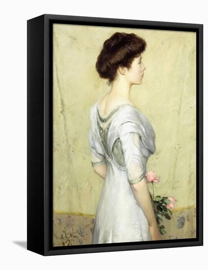 The Pink Rose, 1910-Lilla Cabot Perry-Framed Premier Image Canvas