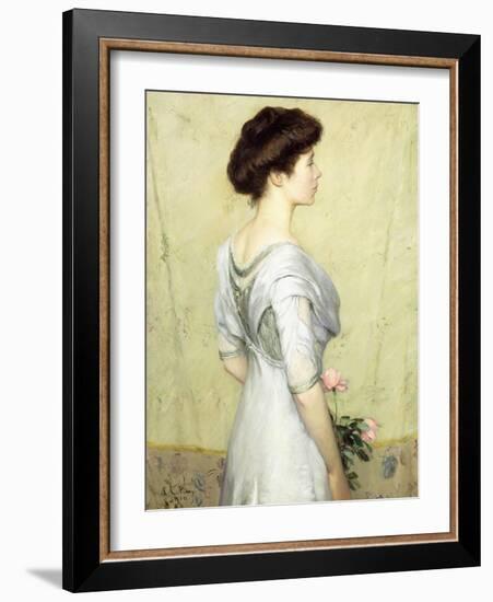 The Pink Rose, 1910-Lilla Cabot Perry-Framed Giclee Print