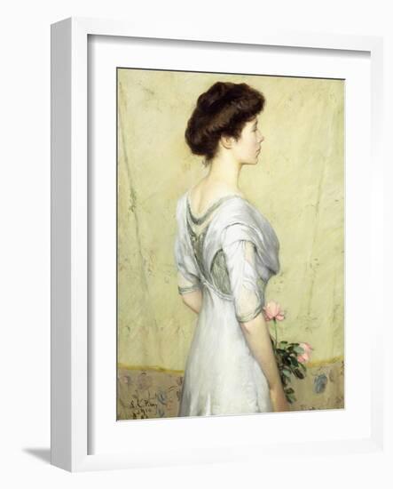 The Pink Rose, 1910-Lilla Cabot Perry-Framed Giclee Print