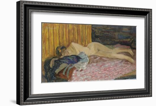 The Pink Sofa-Pierre Bonnard-Framed Premium Giclee Print