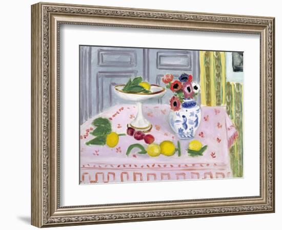 The Pink Tablecloth, 1925-Henri Matisse-Framed Giclee Print