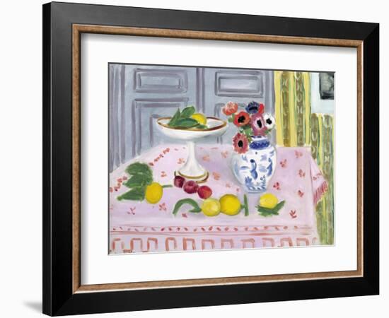 The Pink Tablecloth, 1925-Henri Matisse-Framed Giclee Print