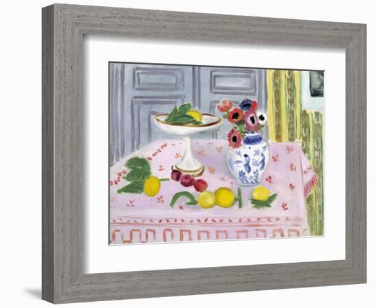 The Pink Tablecloth, 1925-Henri Matisse-Framed Giclee Print