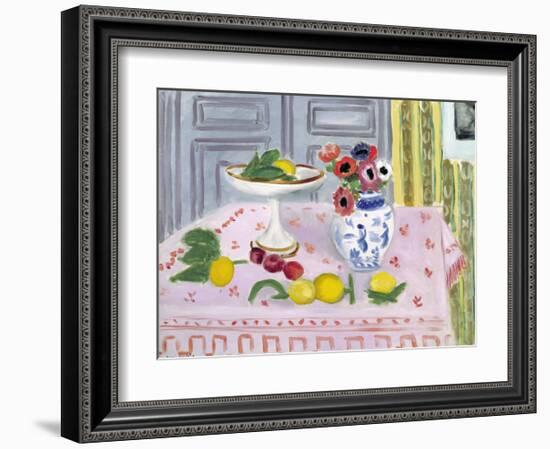 The Pink Tablecloth, 1925-Henri Matisse-Framed Giclee Print