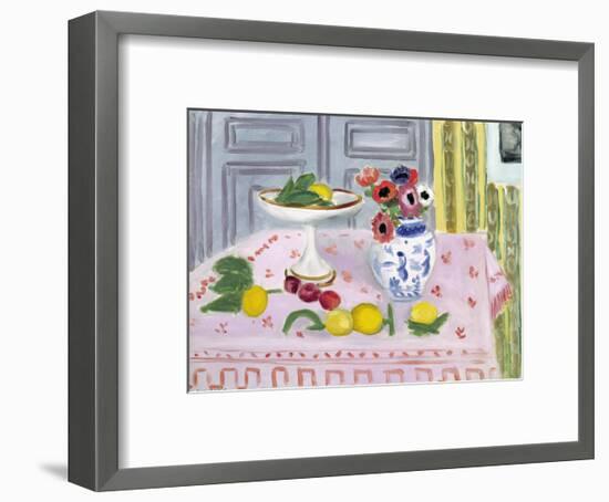 The Pink Tablecloth, 1925-Henri Matisse-Framed Giclee Print