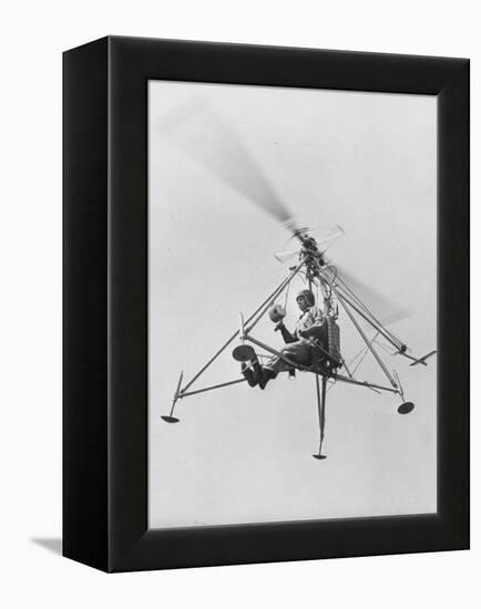 The "Pinwhell', Is a 1 Man Helicopter-Allan Grant-Framed Premier Image Canvas