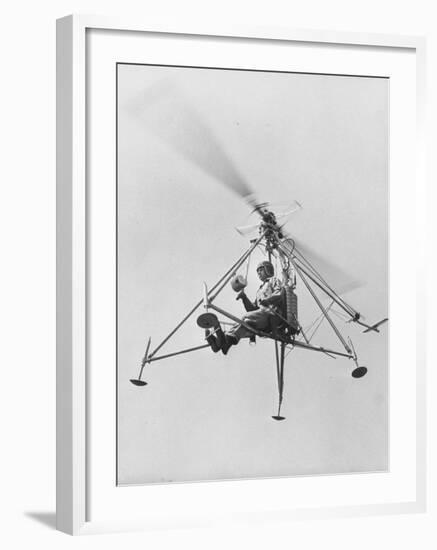 The "Pinwhell', Is a 1 Man Helicopter-Allan Grant-Framed Photographic Print