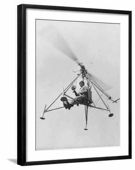 The "Pinwhell', Is a 1 Man Helicopter-Allan Grant-Framed Photographic Print