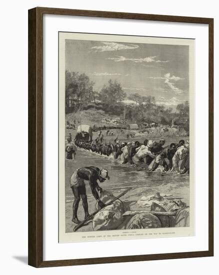 The Pioneer Corps of the British South Africa Company on the Way to Mashonaland-null-Framed Giclee Print