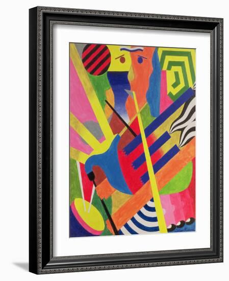The Pipe Band, 1990-William Ramsay-Framed Giclee Print