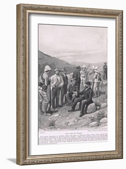 The Pipe of Peace-Alfred Pearse-Framed Giclee Print