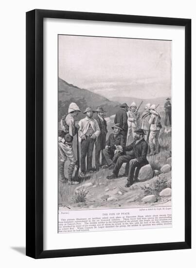 The Pipe of Peace-Alfred Pearse-Framed Giclee Print