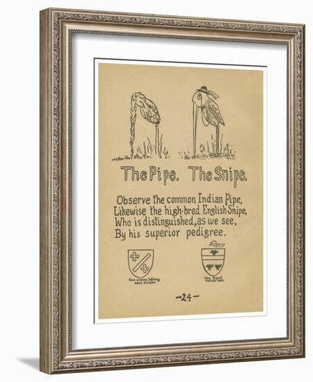 The Pipe. The Snipe.-Robert Williams Wood-Framed Art Print