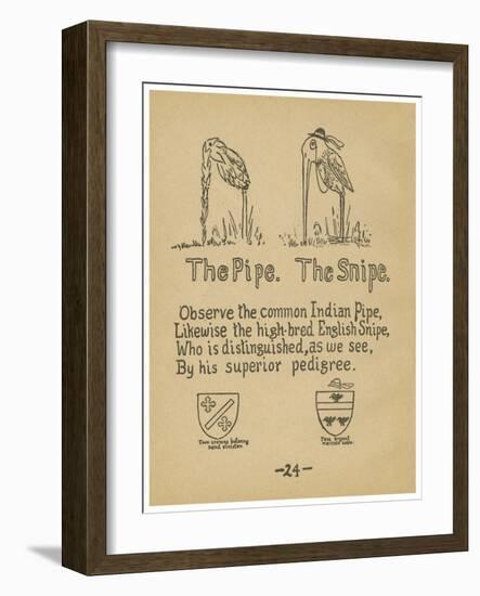 The Pipe. The Snipe.-Robert Williams Wood-Framed Art Print