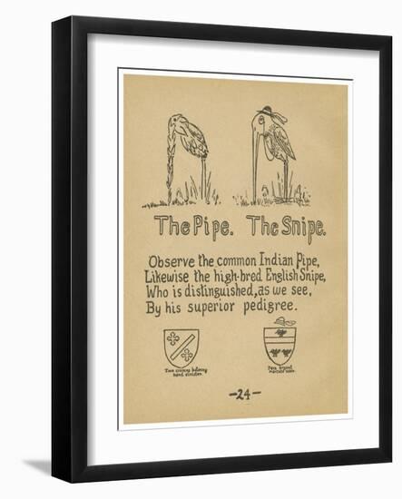 The Pipe. The Snipe.-Robert Williams Wood-Framed Art Print