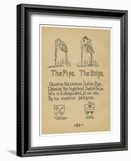 The Pipe. The Snipe.-Robert Williams Wood-Framed Art Print
