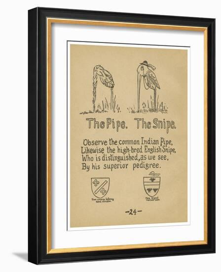 The Pipe. The Snipe.-Robert Williams Wood-Framed Art Print