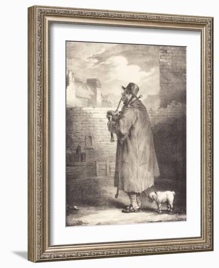 The Piper, c.1821-Theodore Gericault-Framed Giclee Print