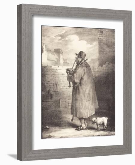 The Piper, c.1821-Theodore Gericault-Framed Giclee Print